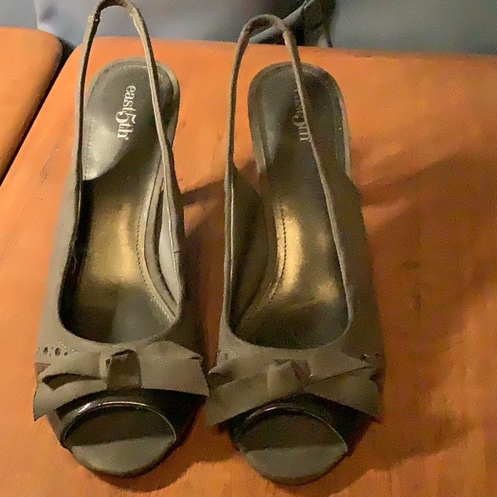 east5th Tan 1 inch heels